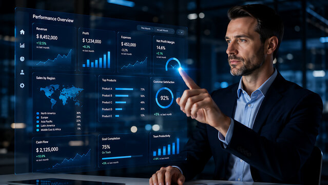 Data Driven Decision Making with KPI Analytics Dashboard