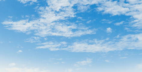 Fototapeta premium Clear blue sky stretches wide and bright