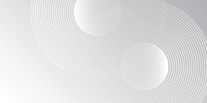 Modern circle and clean light box space vector design background simple