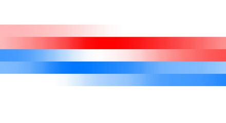 Fototapeta premium Abstract red and blue flowing wave background with dynamic ribbon curves for modern corporate design