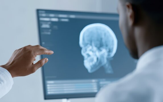 futuristic surgical planning interface displaying three dimensional anatomy models and clinical data