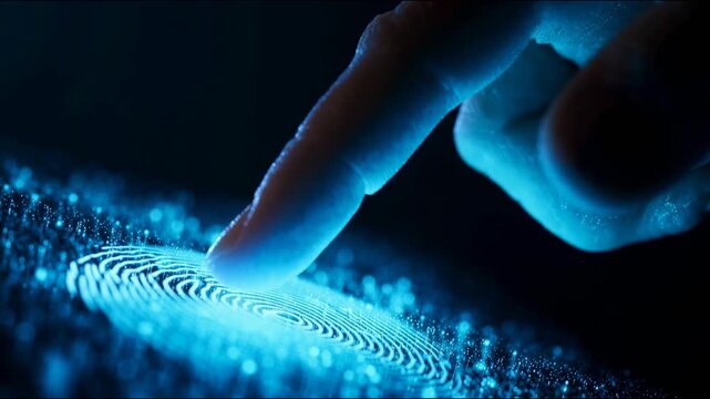Digital Fingerprint Scan