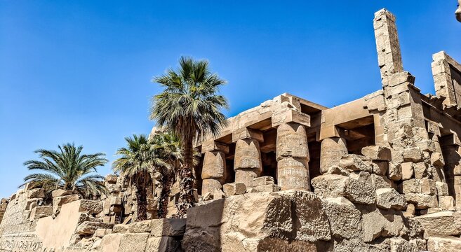 The Karnak Temple Complex, commonly known as Karnak near Luxor, Egypt. 
