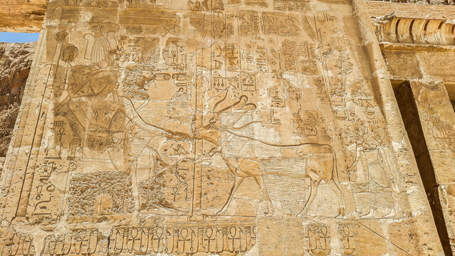 The mortuary temple of Hatshepsut, Egypt.