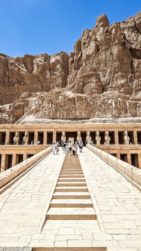 The mortuary temple of Hatshepsut, Egypt.