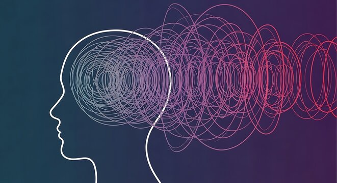 Neural network visualization of brain and synapses.