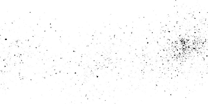 Black ink splatters on white grunge background vector illustration for creative design