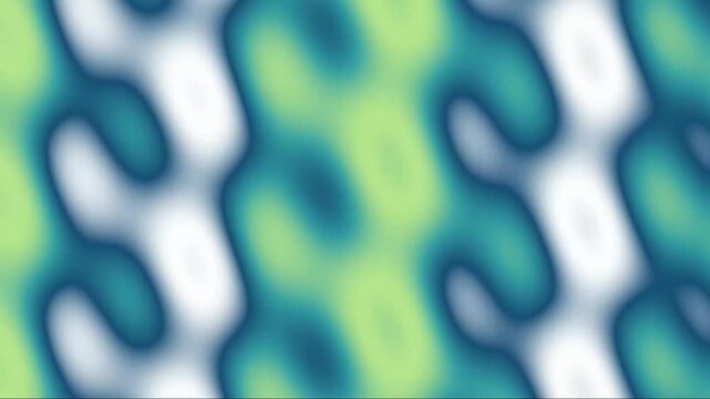 Abstract green and blue bokeh background with soft blurred light spots