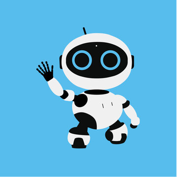 Artificial Intellligence Robot Illustration on the concept of Artificial Intelligence,Information Technology and Internet of Things