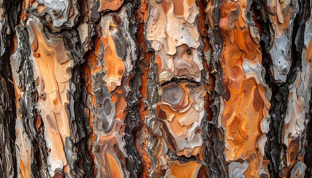 Pine Tree Bark Texture.