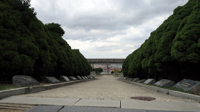 Bratislava, Slovakia. Slav&iacute;n is a memorial monument and military cemetery. It is the burial ground of thousands of Soviet Army soldiers who fell during World War II.