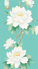 Floral wallpaper pattern flower.
