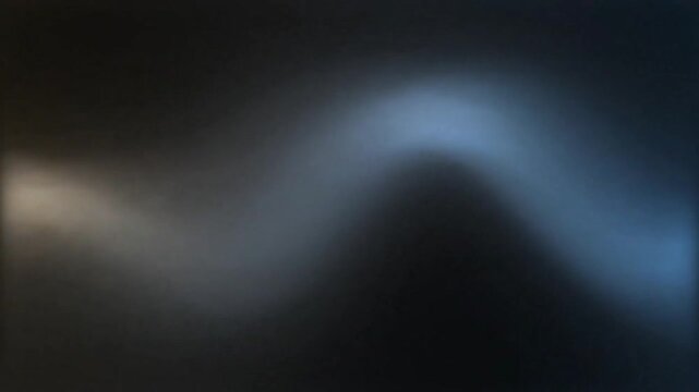 A glowing blue light shines brightly in the dark mysterious night atmosphere.