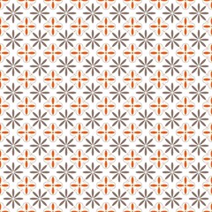 Naklejka premium Cute 4-Petal Flower Sparkle Repeat Background 