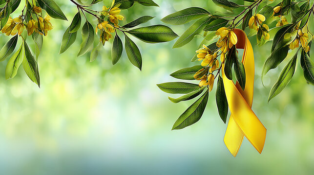 National missing Children&rsquo;s Day awareness campaign features a yellow ribbon on a tree branch