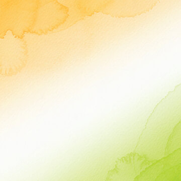 Indian flag colors watercolor texture celebrating republic day