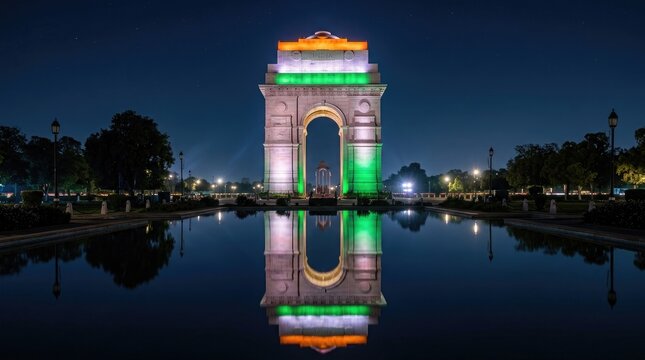 India independence day celebrations at india gate new delhi