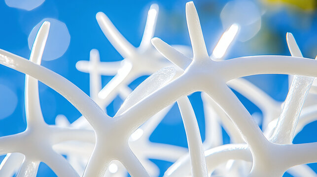3D Rendered Artificial Bone Scaffold Structure in Medical Nanotechnology Research