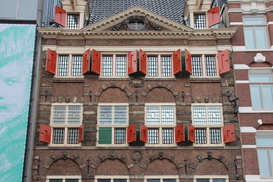 rembrandt's house and museum in amsterdam in the netherlands 
