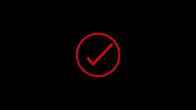 Check mark animation. check mark animation motion.