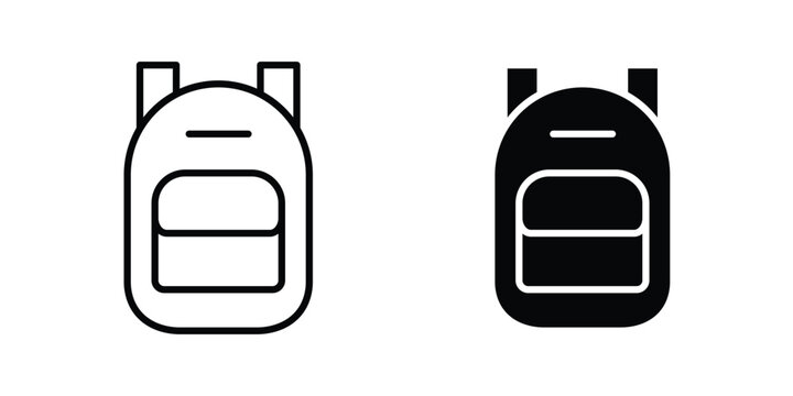 Backpack icon for your website and app ui designs