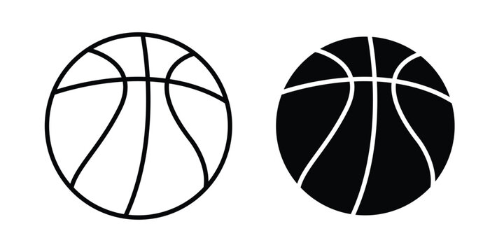 Basketball icon for your website and app ui designs