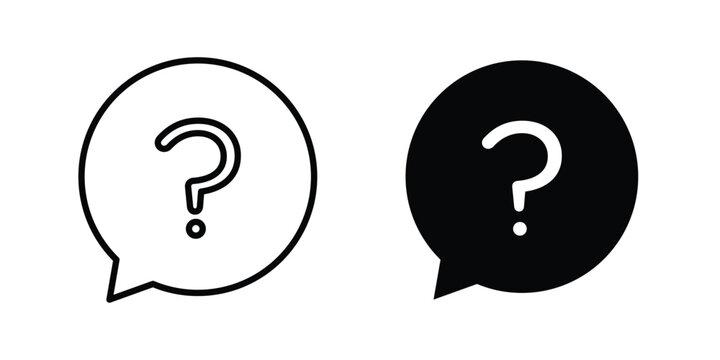 Interrogation icon for your website and app ui designs