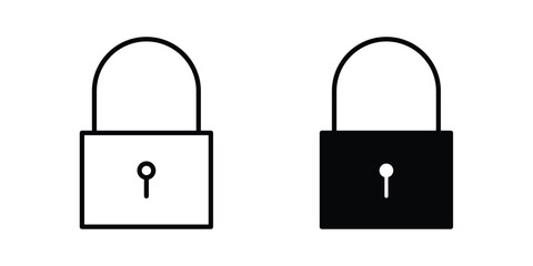 Lock icon for your website and app ui designs © Hunt