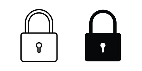 Lock icon for your website and app ui designs © Hunt