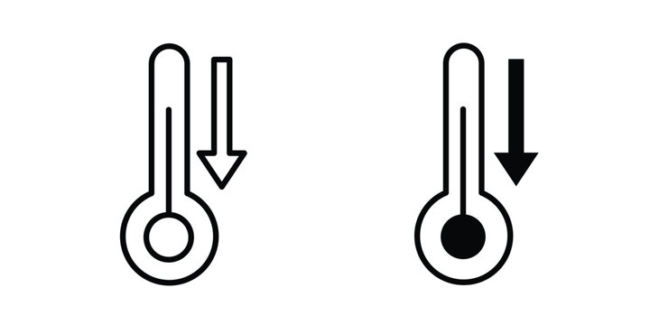 Low Temperature icon for your website and app ui designs
