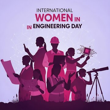 Women celebrating international engineering day