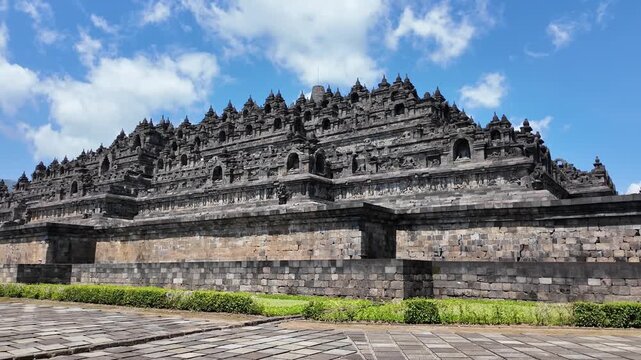scenic view of borobodur temple