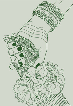 Lord Shiva and Parvati Hindu god Design Element. Sketch or Drawing of Shiva Parvati Outline Editable Vector Illustration