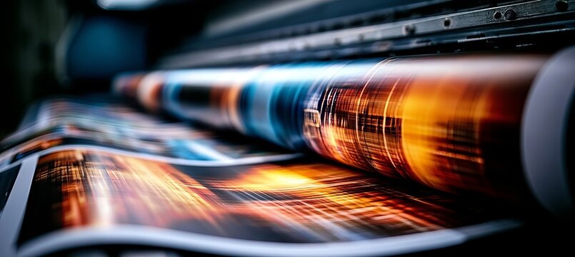 Vivid Artwork Production Exceptional Machinery Printing Patterns Precisely for High-Demand Prints