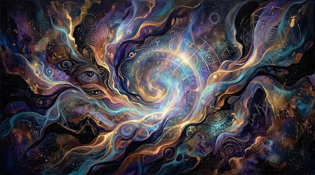 abstract fractal background