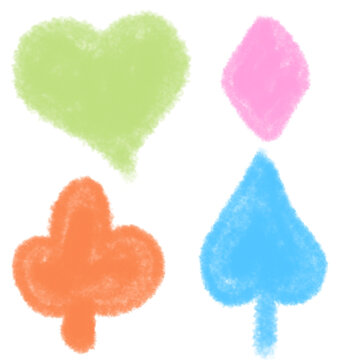 set of colorful shape