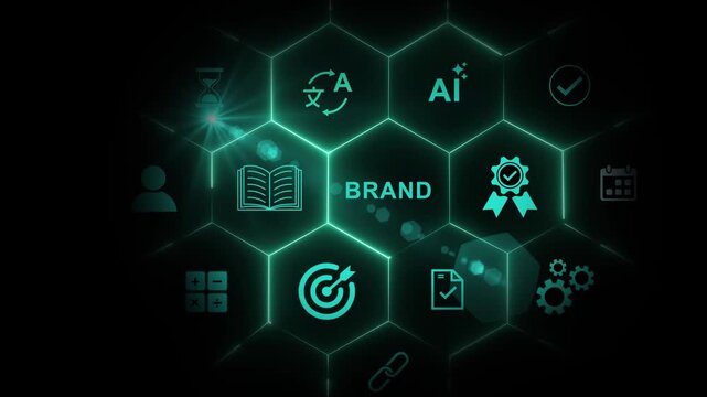 Brand development marketing strategy concept. A brand is a unique identity that distinguishes a company, product, or service through name, logo, design, and reputation.