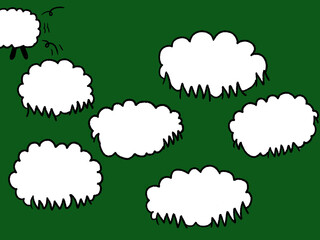 Golden Fleece Inspired Sheep Doodle Illustration © dalhiyeah!