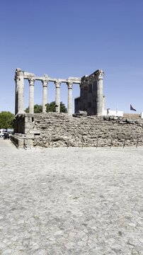 Roman Temple of &Eacute;vora (Temple of Diana), Portugal