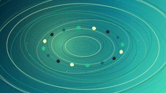 Forest memory rings animation for reforestation and natural climate solutions
