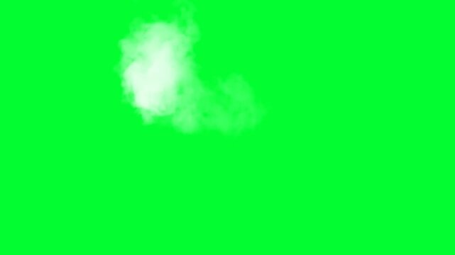 smoke explosion smoke cloud green screen background.mp4
