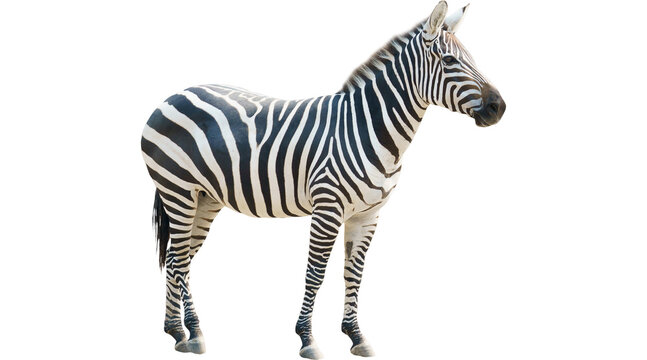 zebra PNG on Transparent background