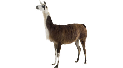 llama isolated on white background © dword
