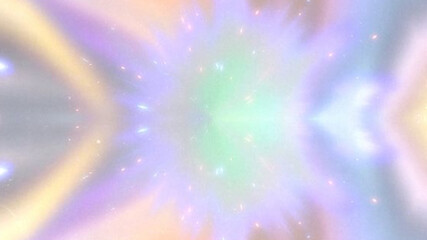 Abstract Holographic Background with Neon Pastel Gradient and Sparkle Lights © Nipa