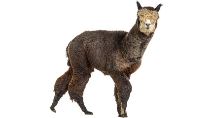 llama isolated on white background © dword