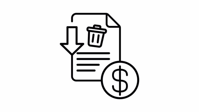 download waste payment animation
