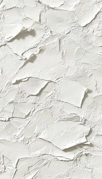 Abstract White Plaster Wall Surface with Rustic Overlay Pattern and Subtle Smooth Texture