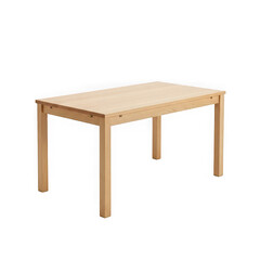 Fototapeta premium Simple wooden dining table for home furniture