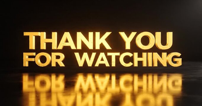 Thank you for watching video end screen.