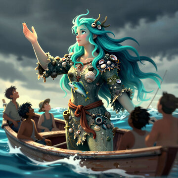 Glaucus as the guardian spirit of fishermen